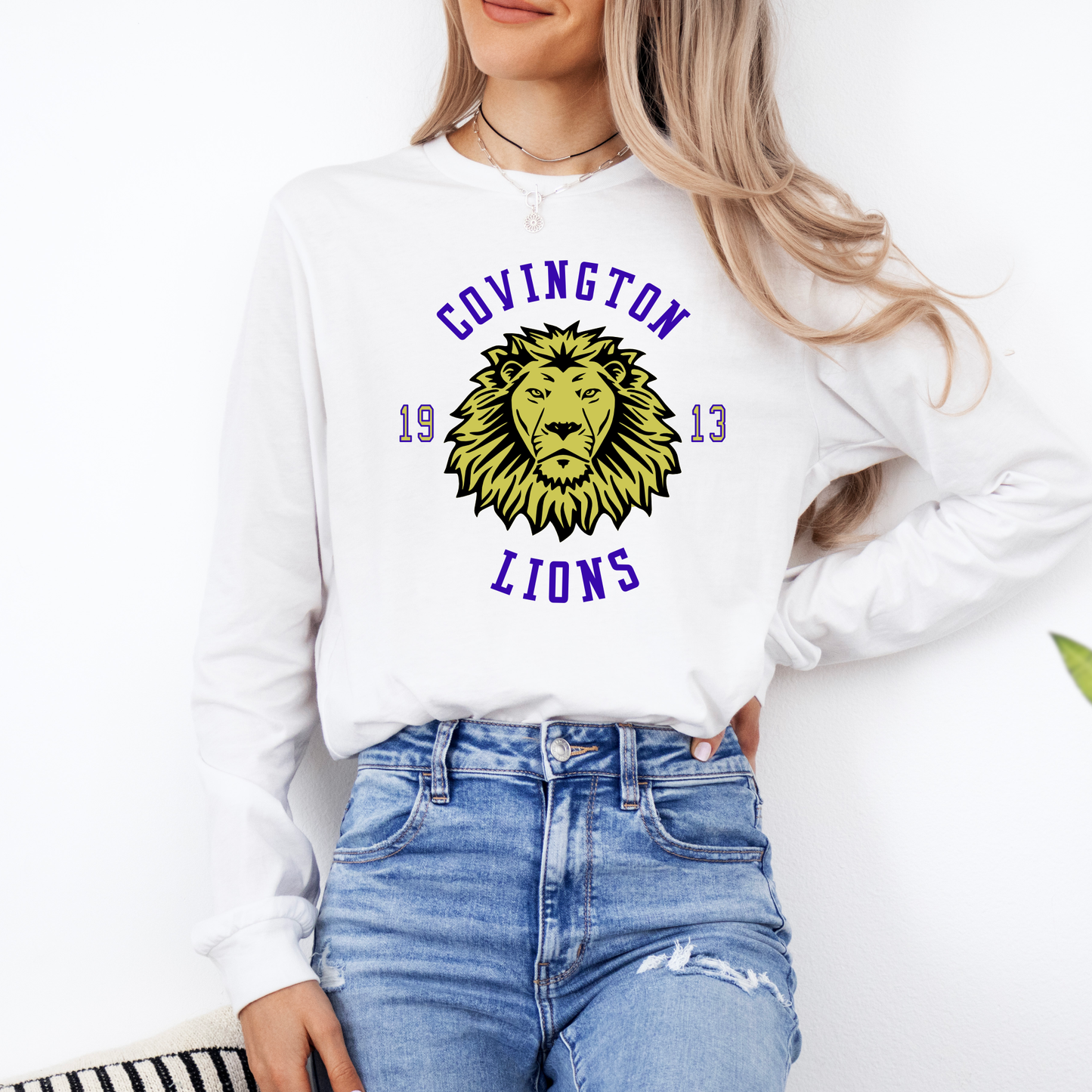 1913| Covington High | Lions | B&C Long Sleeve