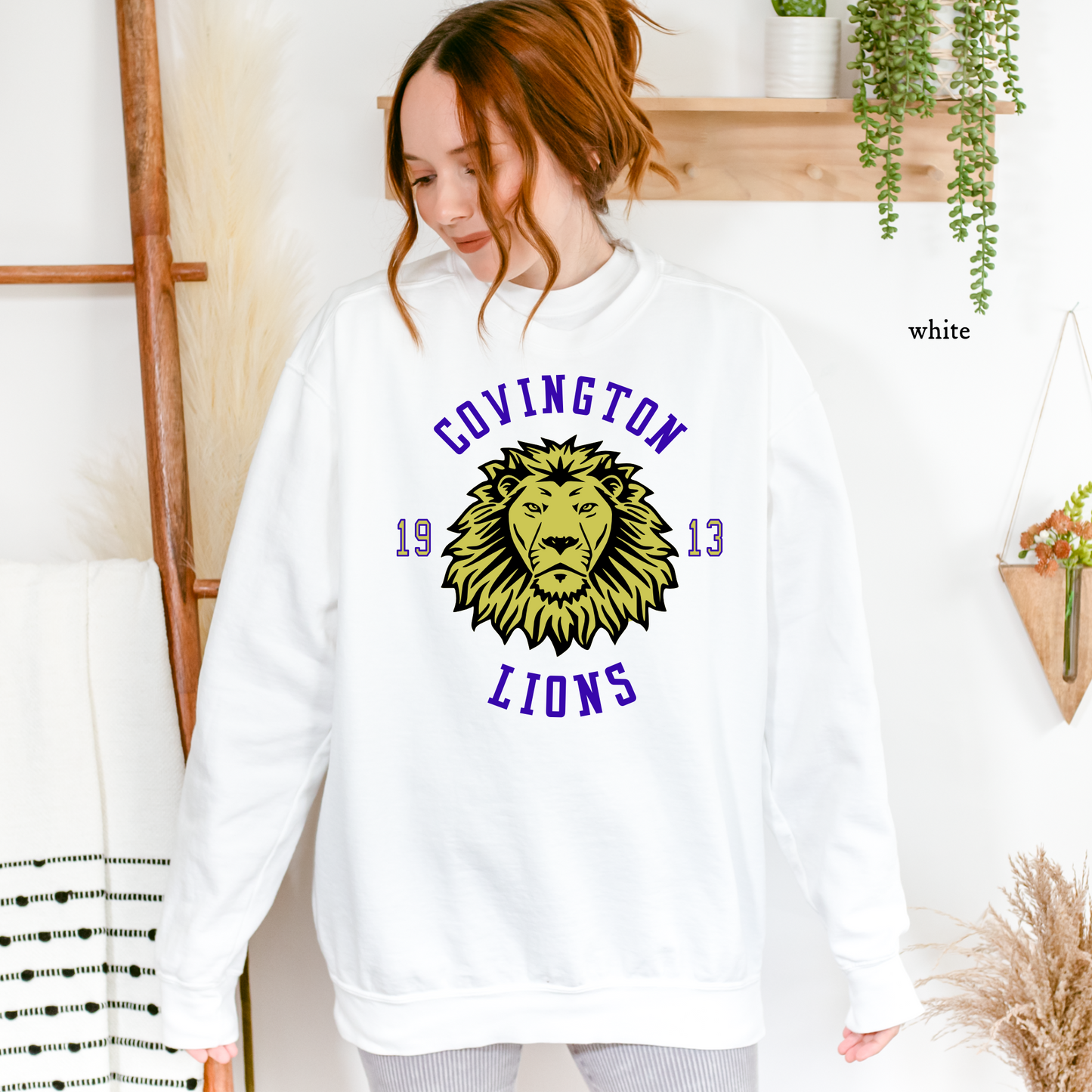 1913 | Covington High | Lions| Comfort Colors Sweatshirt