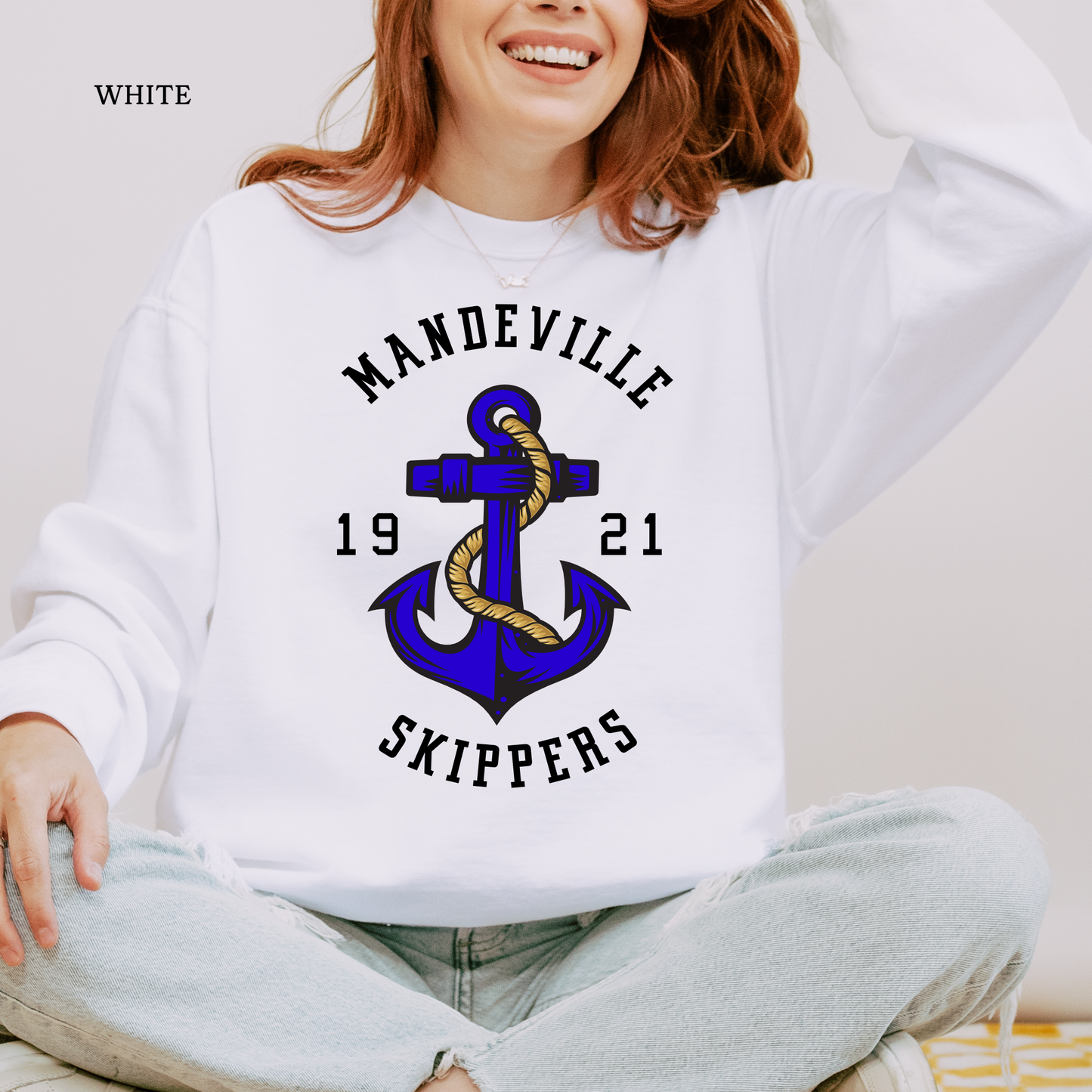 1921 | Skippers | Mandeville High | Comfort Colors Sweatshirt