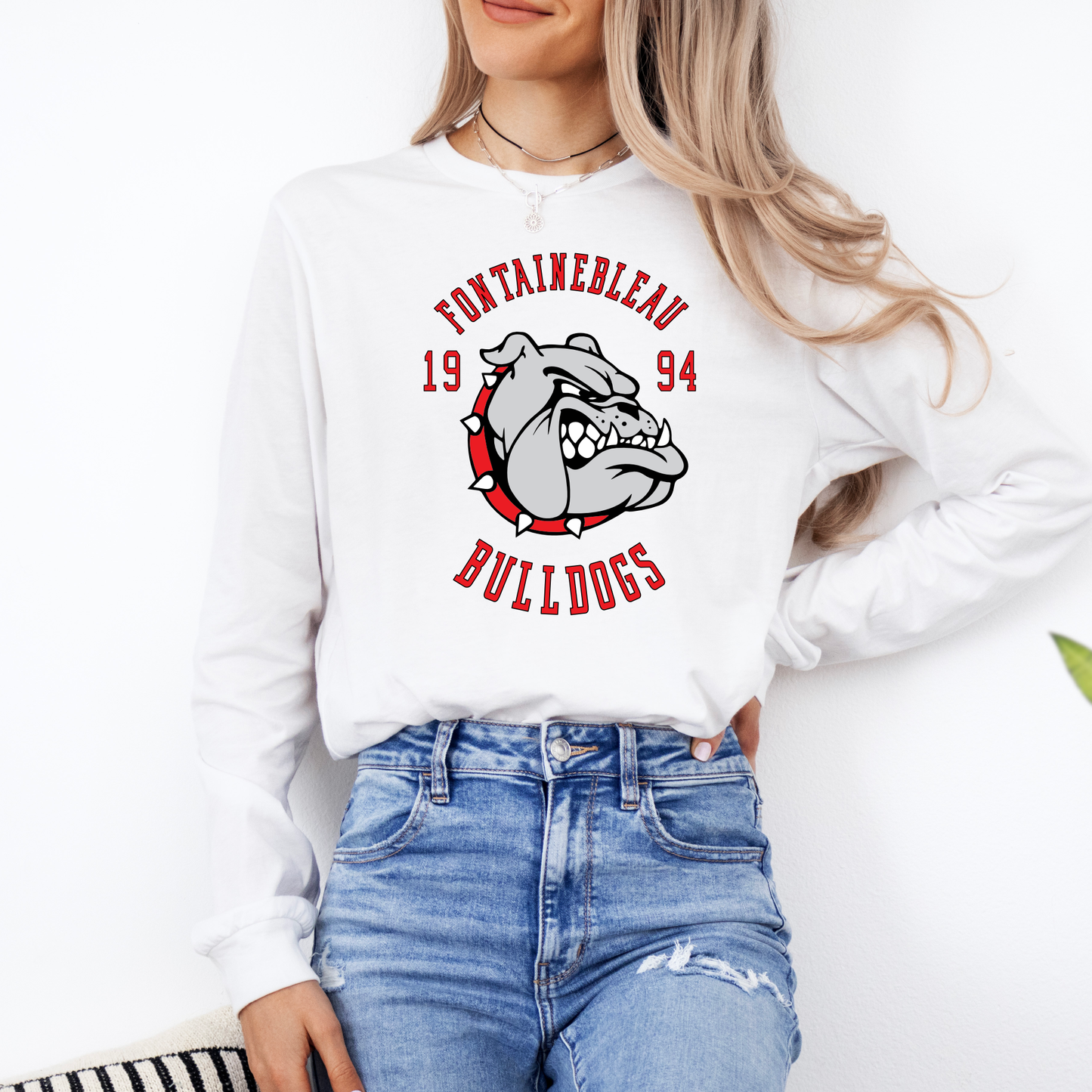 1994| Fontainebleau High | Bulldogs | B&C Long Sleeve