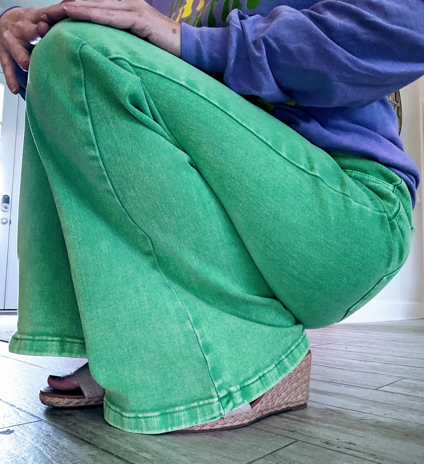 Green  A Washed Twill Pant | St. Patrick's Day | Mardi Gras | Easter | Christmas