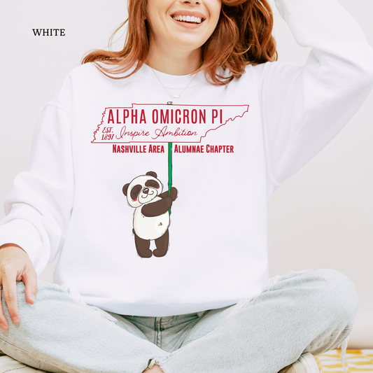 AOP Nashville Alumnae | Comfort Colors Sweatshirt