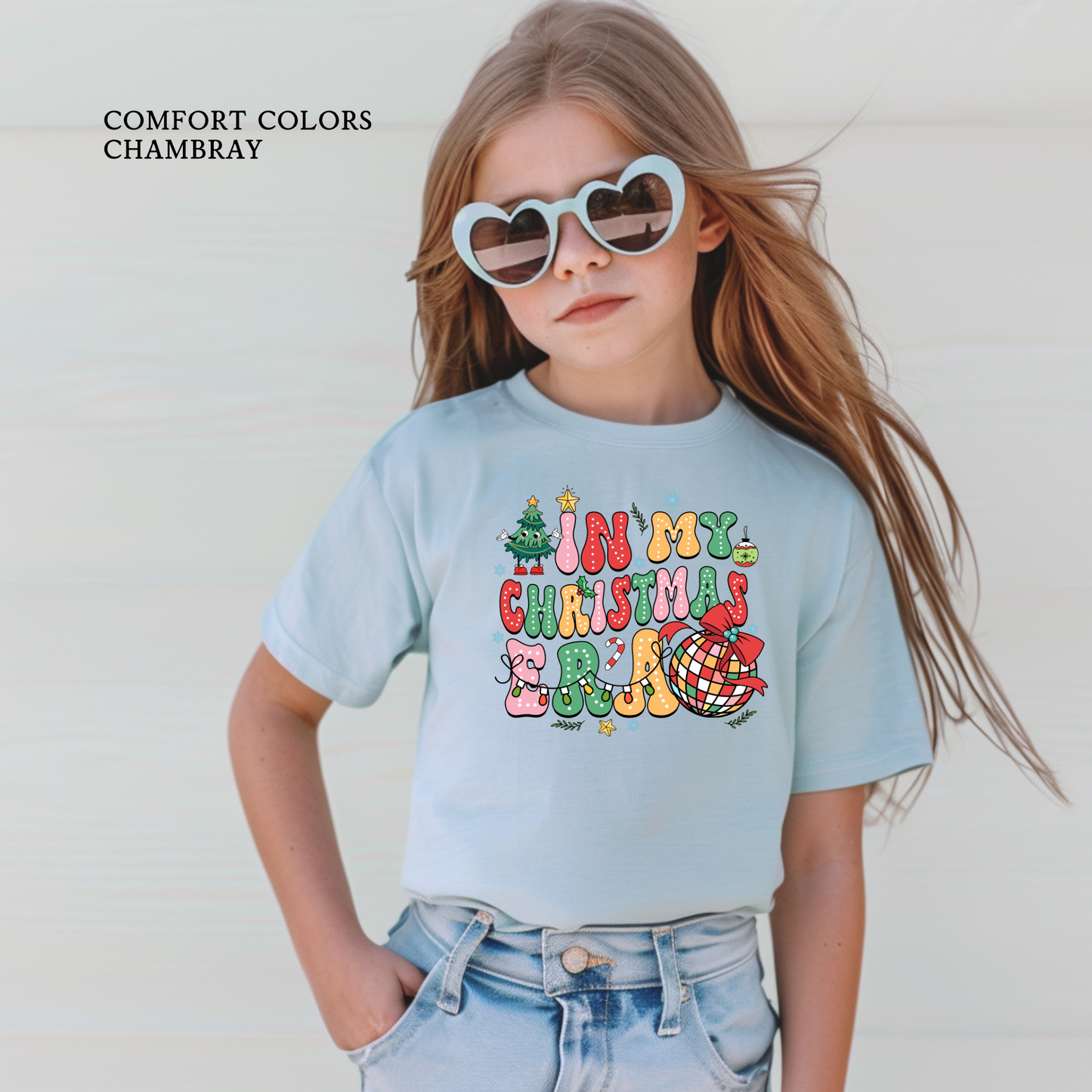 In My Christmas Era | Comfort Colors Youth T-shirt | Holiday Swiftie Shirt