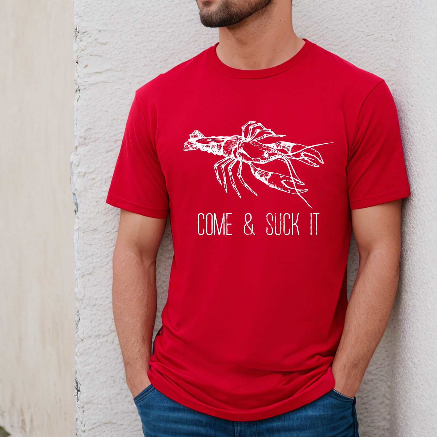 Come & Suck It | Crawfish | Short Sleeve Tee