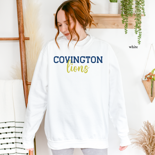 Covington Lions | Covington High | Comfort Colors Sweatshirt