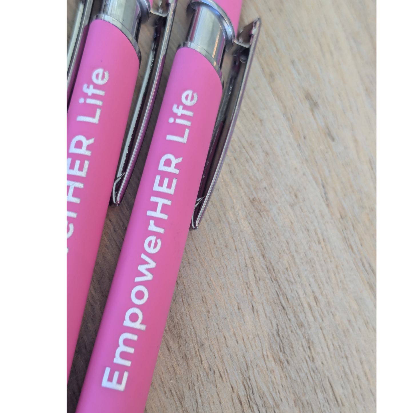 Customized Stylist Pens | Blue Ink | Silver Engrave