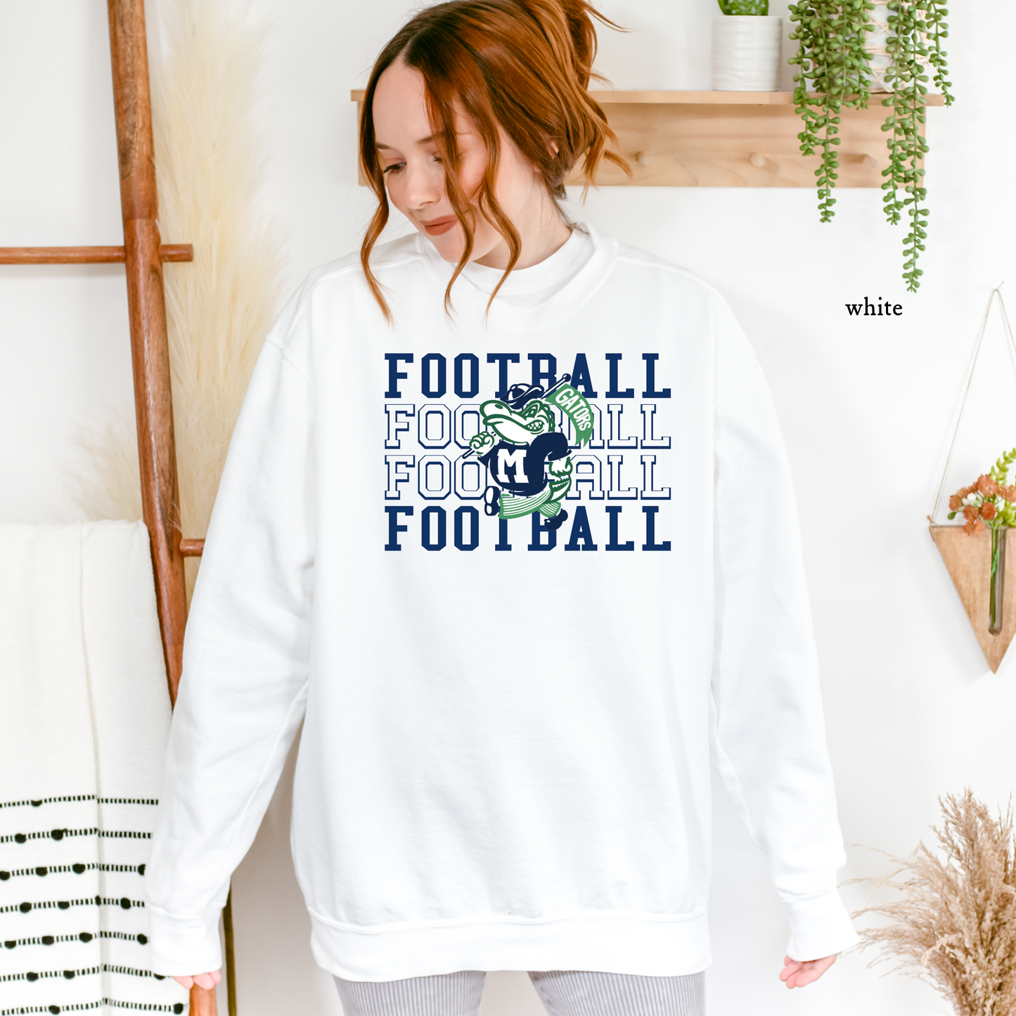 Football Footbal | Madisonville Gators | Comfort Colors Sweatshirt