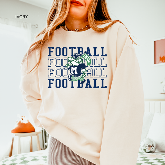 Football Footbal | Madisonville Gators | Comfort Colors Sweatshirt