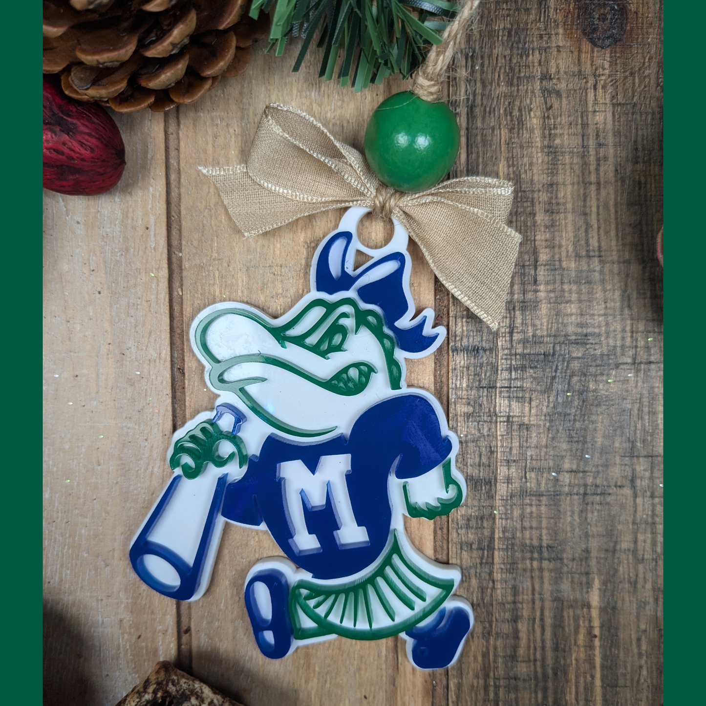 Gators Cheer | Gators Ornament | Madisonville Youth Boosters | MYB | Keepsake | Christmas