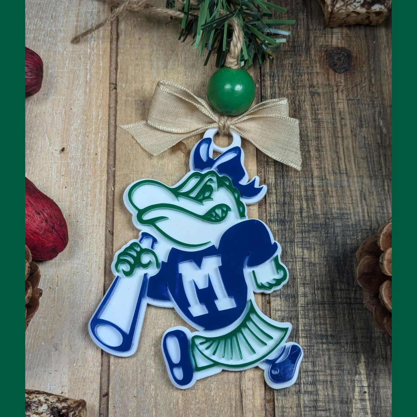 Gators Cheer | Gators Ornament | Madisonville Youth Boosters | MYB | Keepsake | Christmas