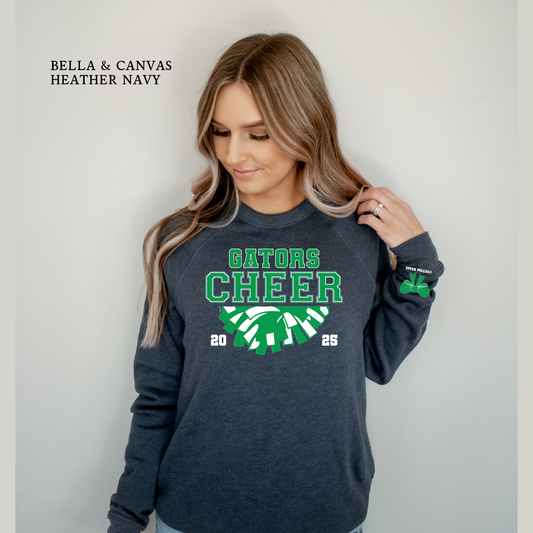 Gators Cheer | Custom Sleeve Name | Comfort Color Sweatshirt