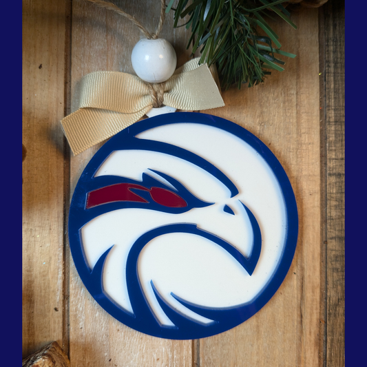 Hannan Hawks Christmas Ornament | Handmade