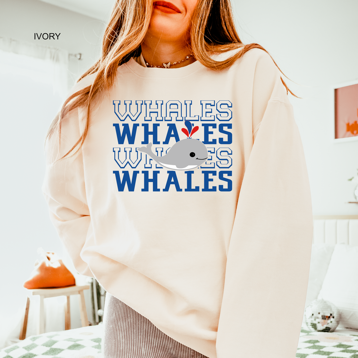 Whales Whales | Mandeville Elem. | Comfort Colors Sweatshirt