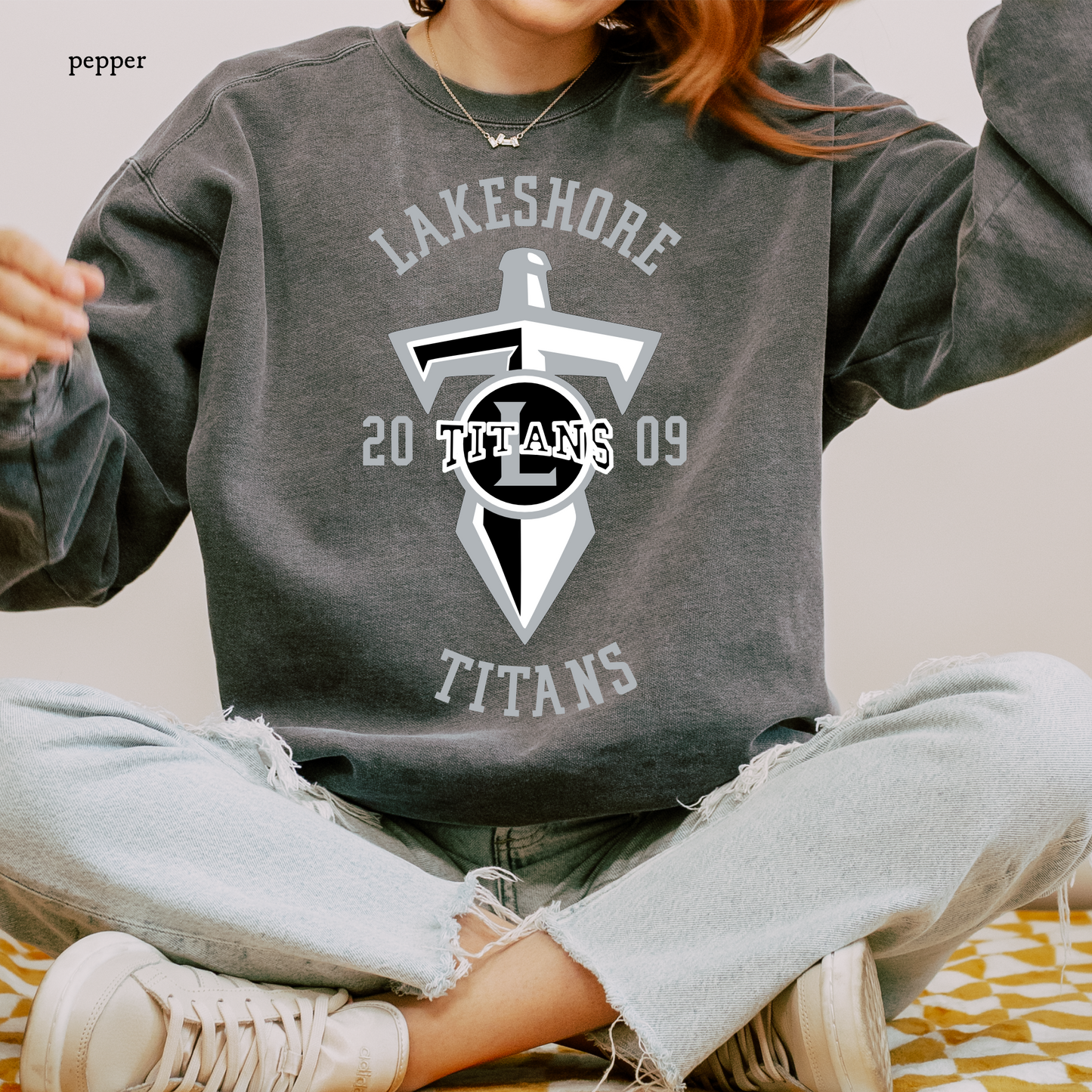 2009 | Titans | Lakeshore High | Comfort Colors Sweatshirt