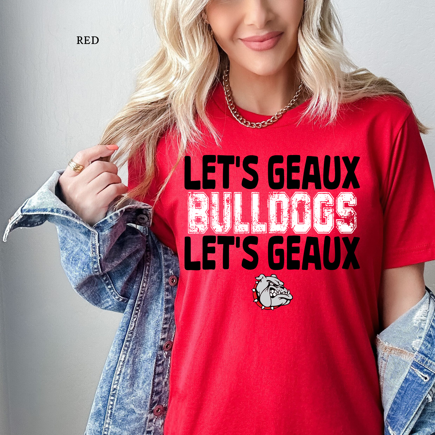 Let's Geaux Bulldogs Let's Geaux | Fontainebleau High | Bulldogs | Dawgs | Short Sleeve