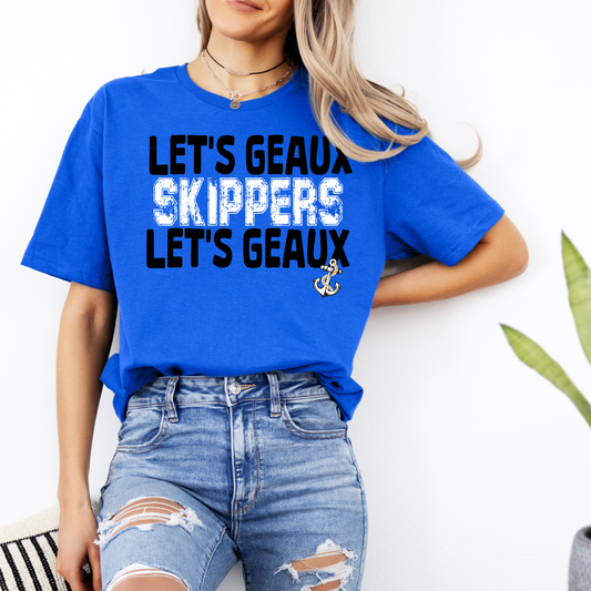 Let's Geaux Skippers Let's Geaux | Mandeville High | Skippers | Short Sleeve