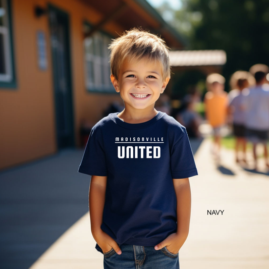 Madisonville United Soccer Tee | Navy Toddler & Youth