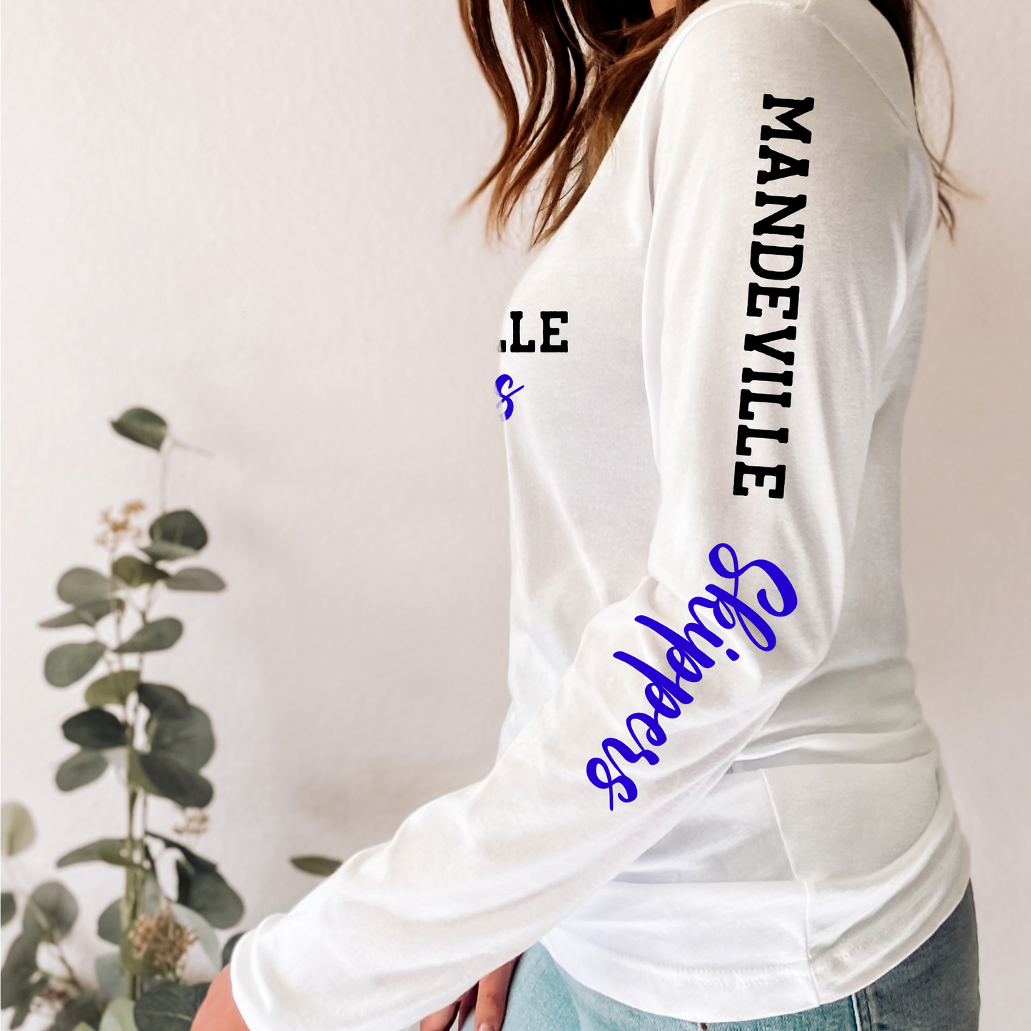 Mandeville Skippers | Mandeville High | SLEEVE DESIGN | B&C Long Sleeve