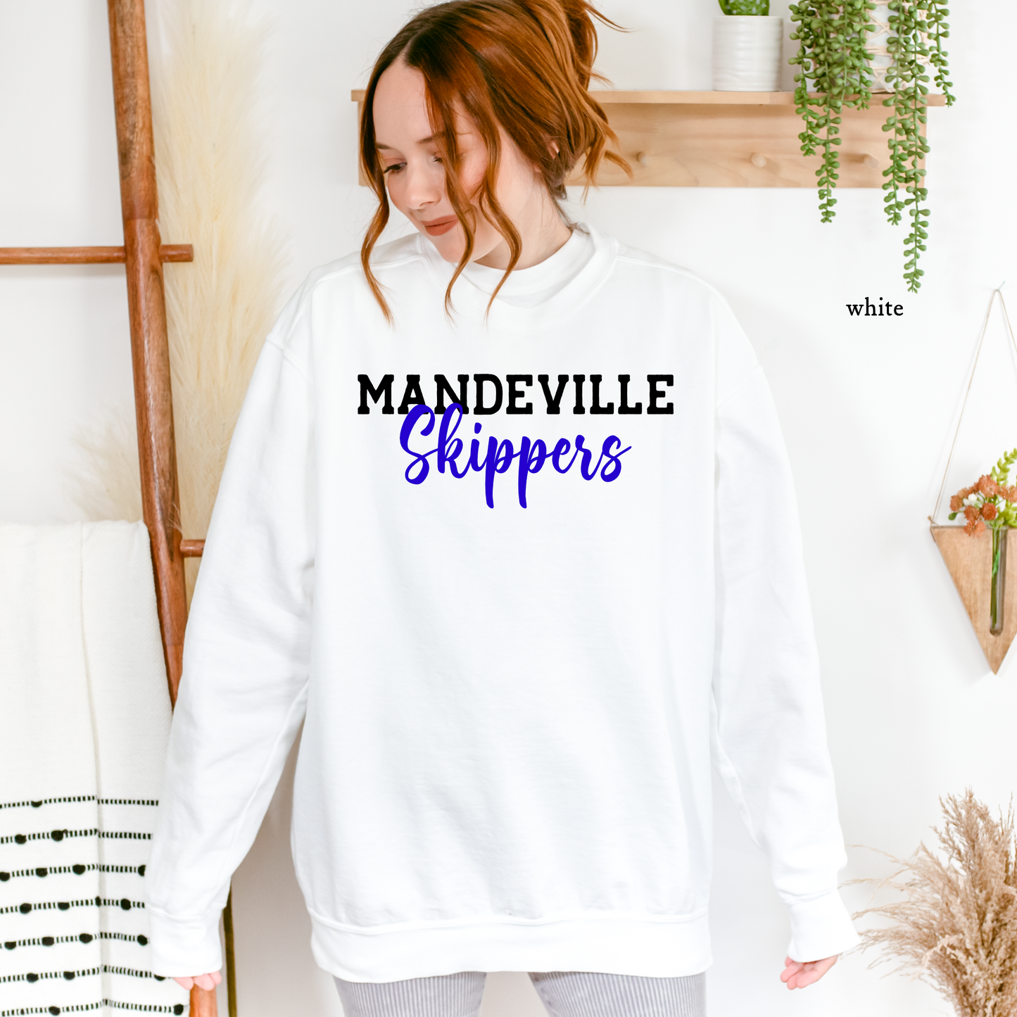 Mandeville Skippers | Mandeville High | Comfort Colors Sweatshirt