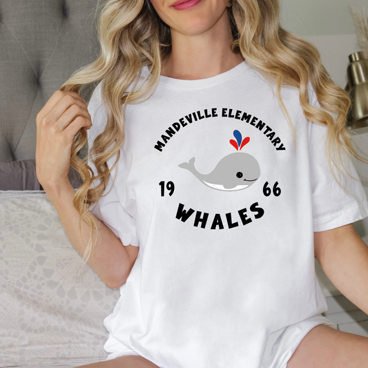 Mandeville Elem. Est Date | Whales | Short Sleeve