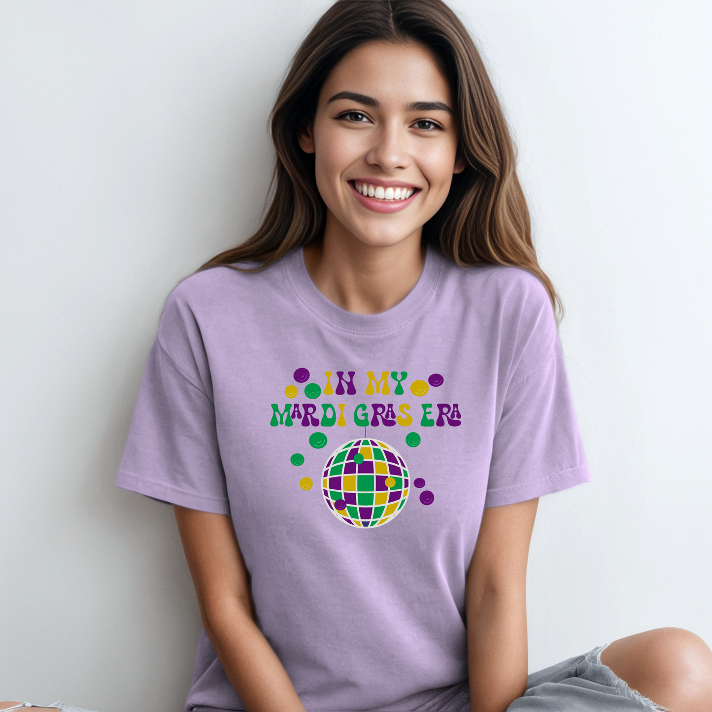 In My Mardi Gras Era | Comfort Color Short Sleeve Graphic Tees | Youth - Adults