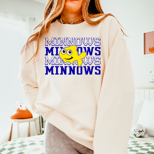 Minnows Minnows | Madisonville Elementary | MES | Comfort Colors Sweatshirt