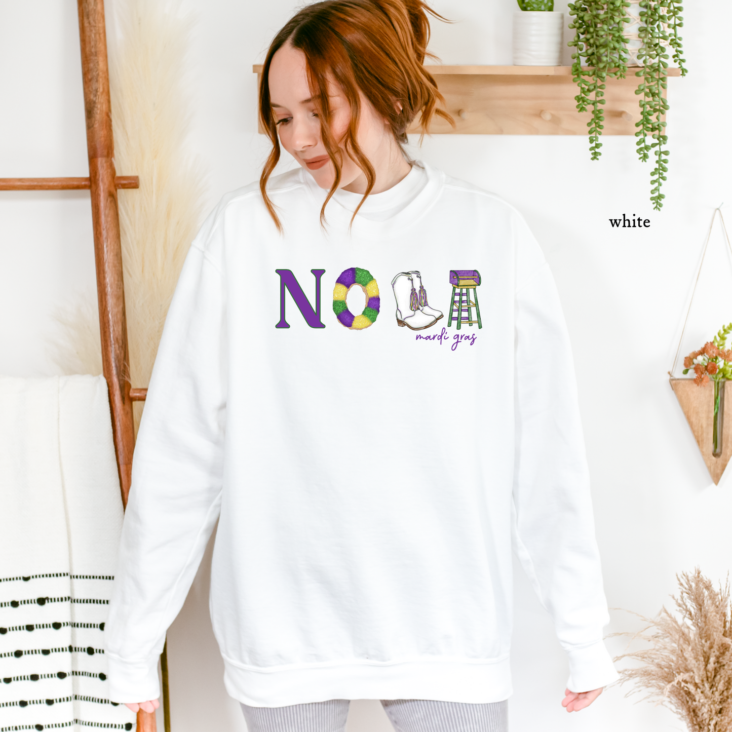 NOLA Icons | Icons Mardi Gras | Sweatshirt | Comfort Colors