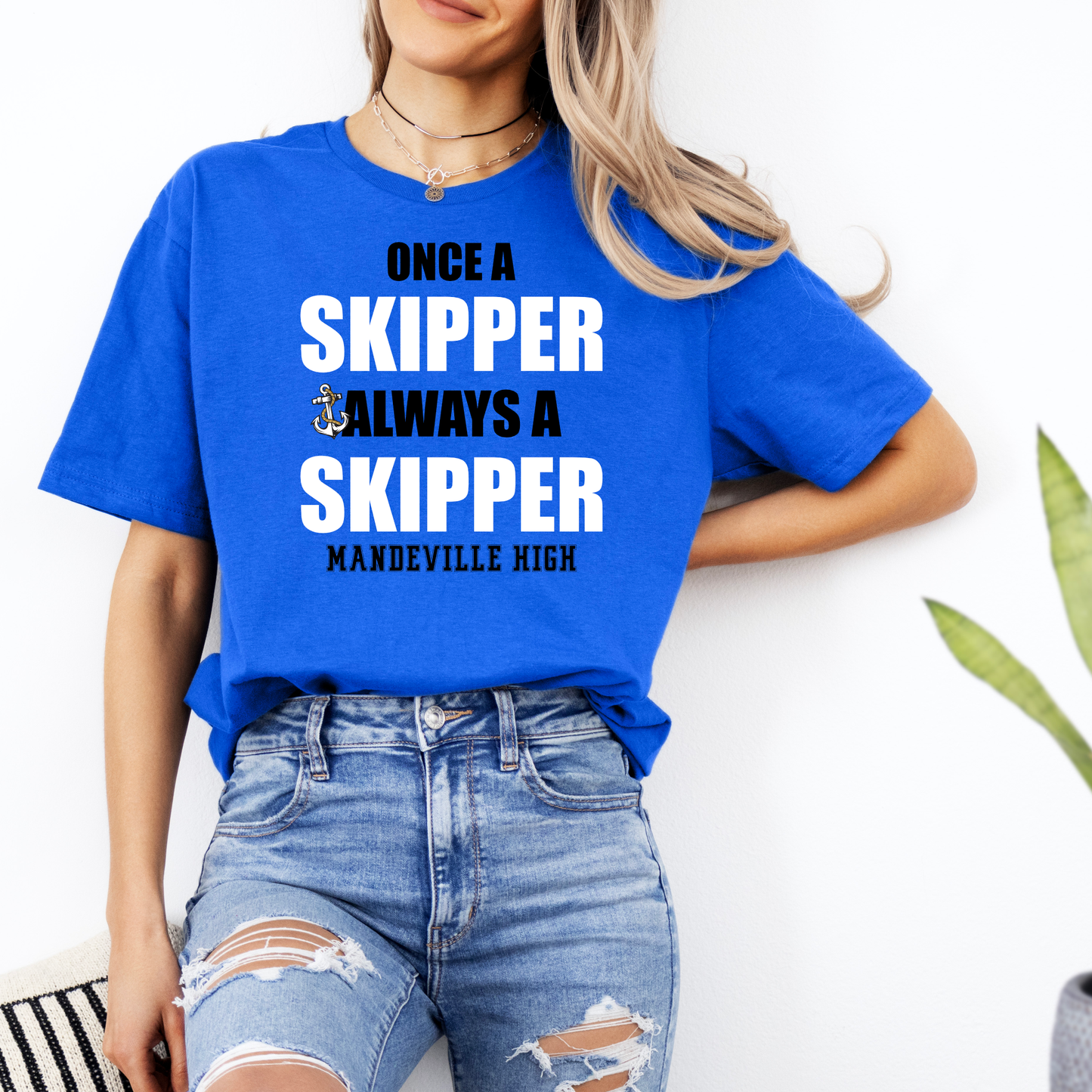 Once a Skipper, Always a Skipper | Mandeville High | Short Sleeve