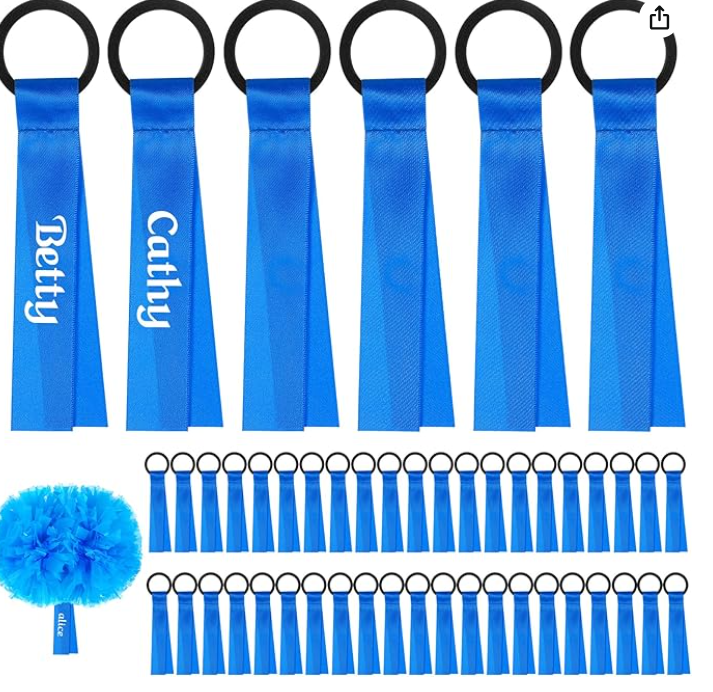 Pom-Pom Tags (One set is 2 Tags) | WHITE RIBBON