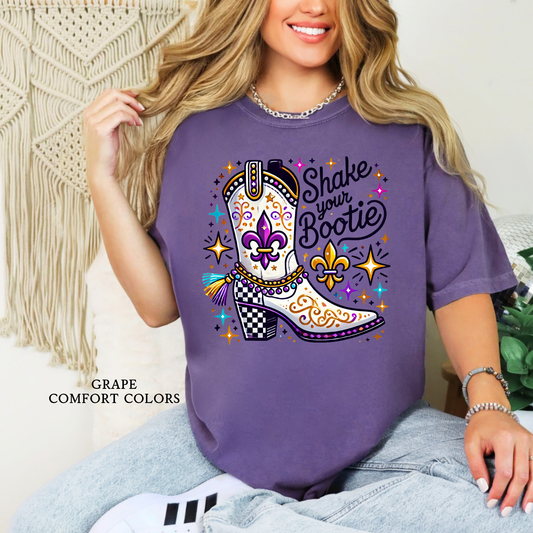 Shake Your Bootie | Cowboy Boots | Mardi Gras