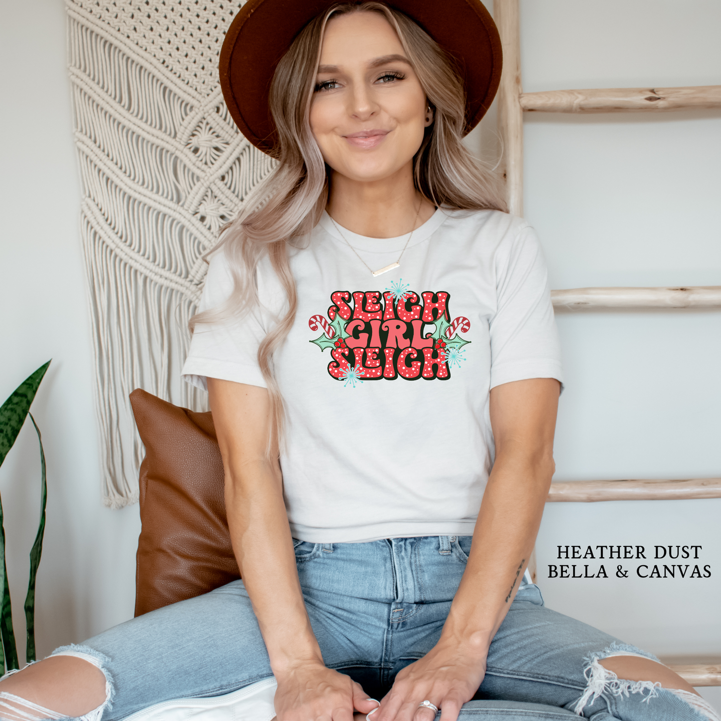 Sleigh Girl Sleigh | Christmas Shirt | Holiday Tee | Adult T-shirt