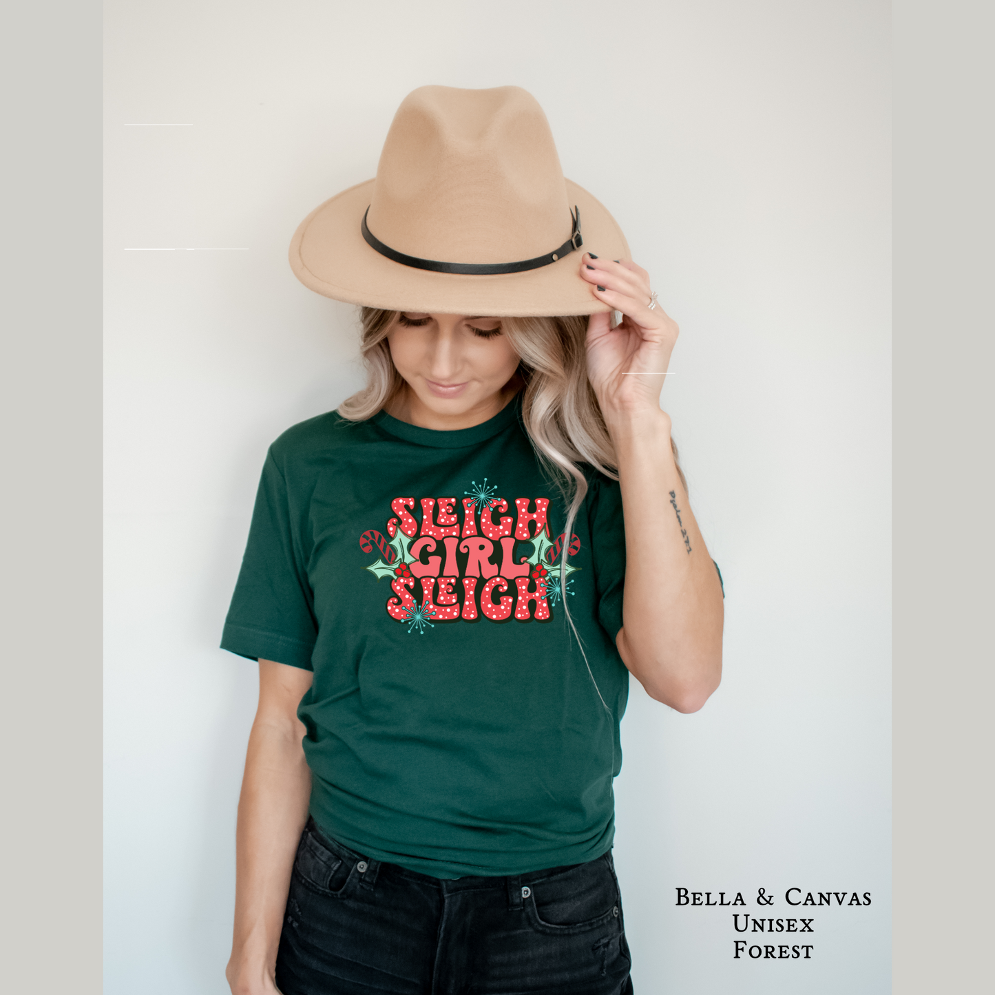 Sleigh Girl Sleigh | Christmas Shirt | Holiday Tee | Adult T-shirt