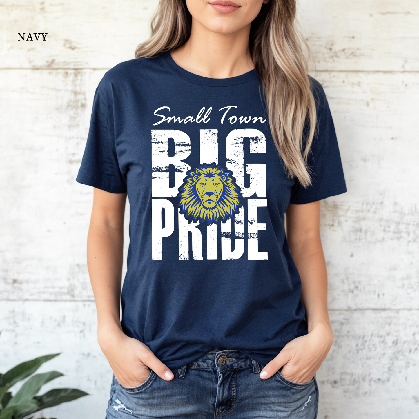 Small Town, Big Pride | Covington High | Lions | Short Sleeve