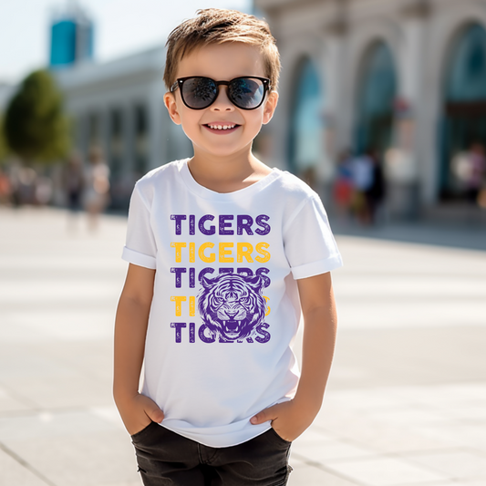 Tiger Stacked with Tiger | Youth & Toddler Tee