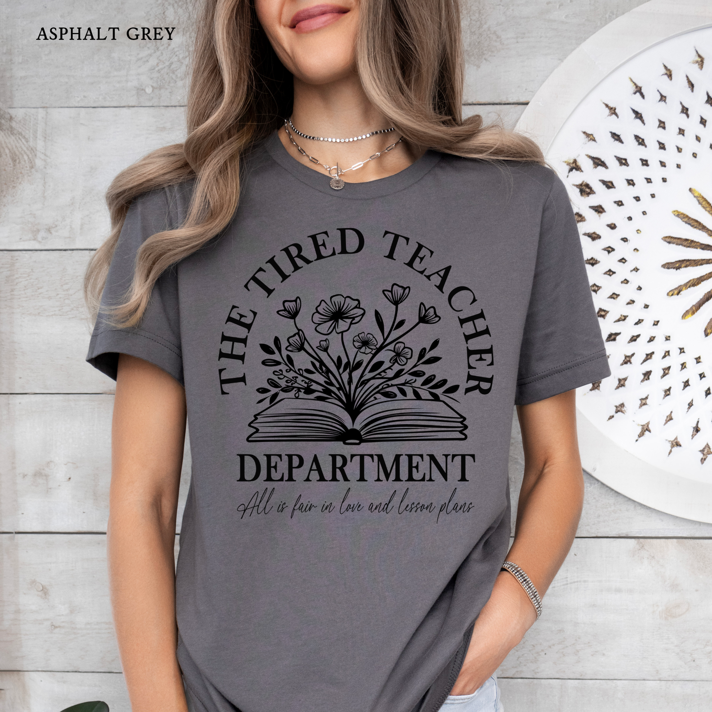 Tired Teacher Department | Teacher Tee