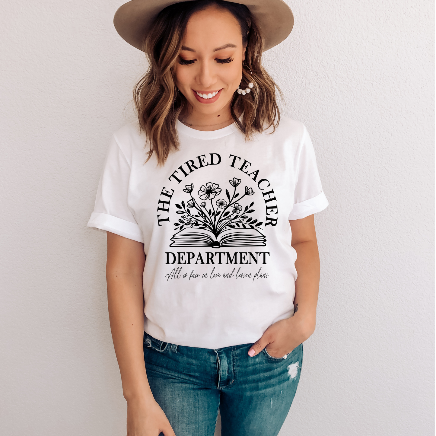 Tired Teacher Department | Teacher Tee