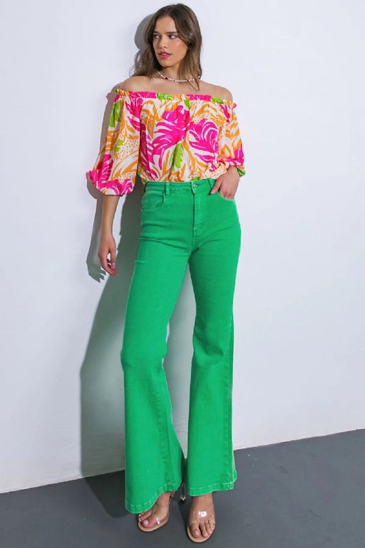 Green  A Washed Twill Pant | St. Patrick's Day | Mardi Gras | Easter | Christmas