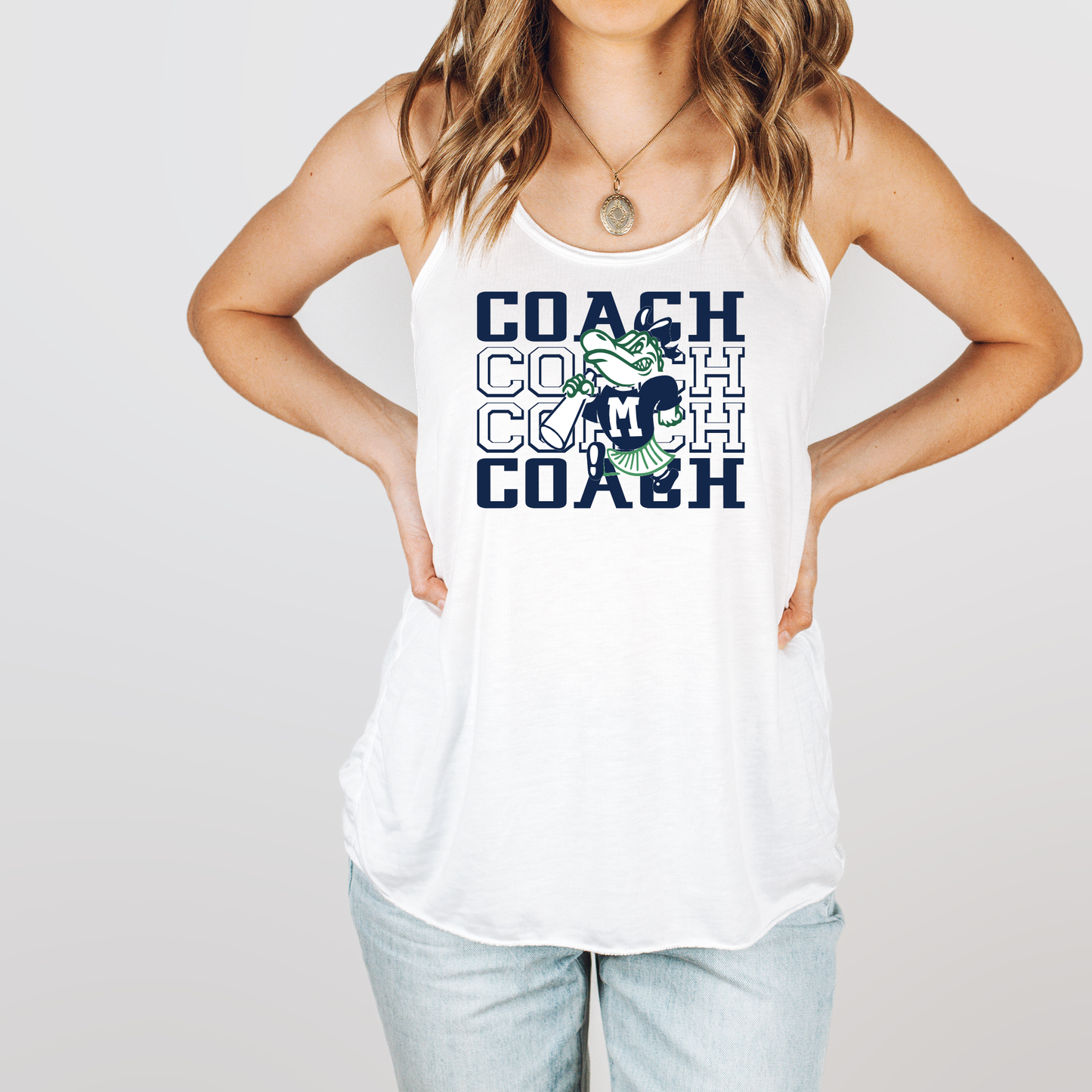 Cheer Coach | MYB | Gators  | Cheerleading | Racerback Tank