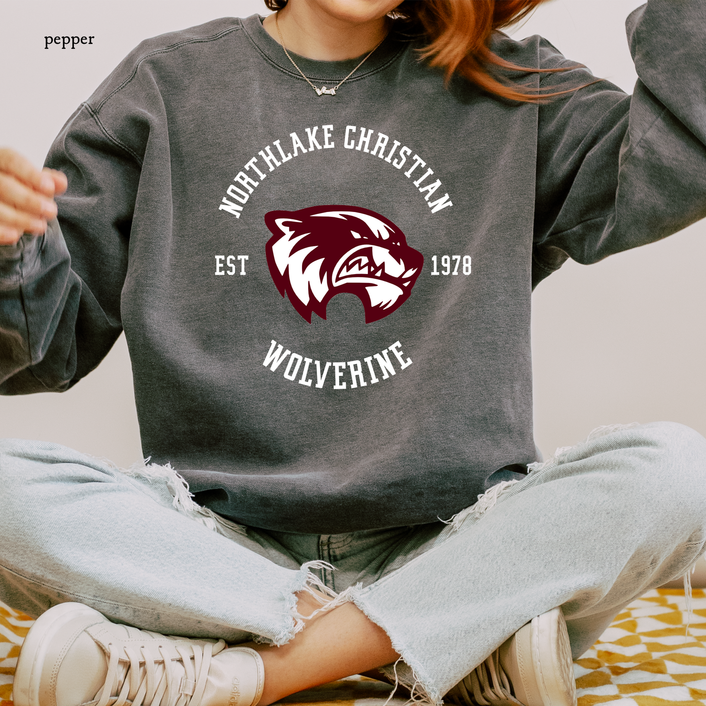 NLC Est Date 1978| Northlake Christian | Comfort Colors Sweatshirt