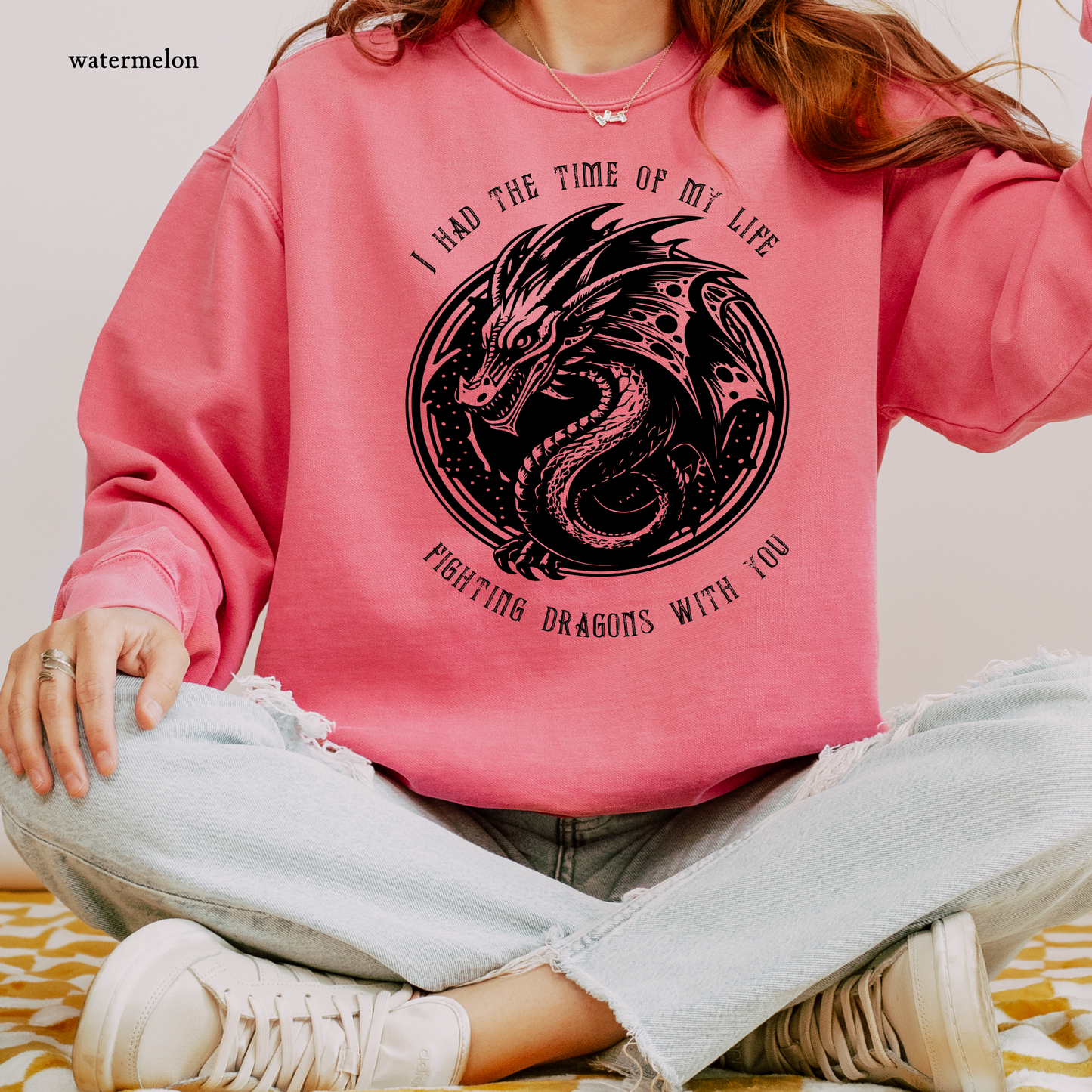 Fighting Dragons - Comfort Color Sweatshirts