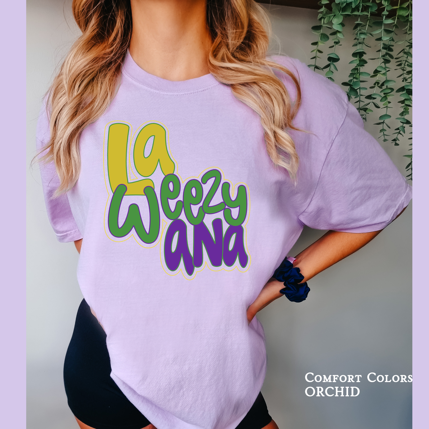 La Weezy Ana | Louisiana Mardi Gras | Comfort Colors Graphic Tee