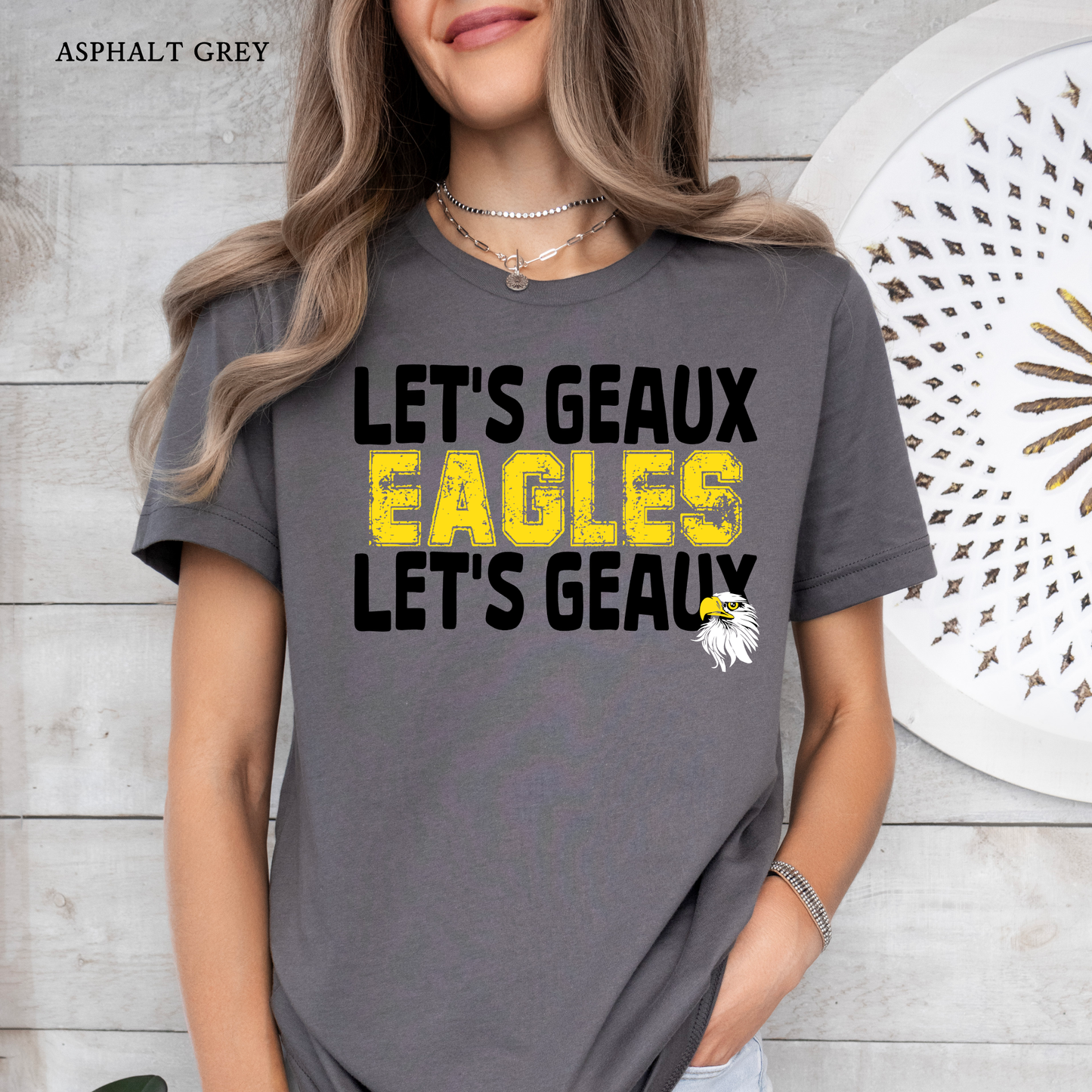 Let's Geaux Eagles | Madisonville Jr. High | MJH | Short Sleeve