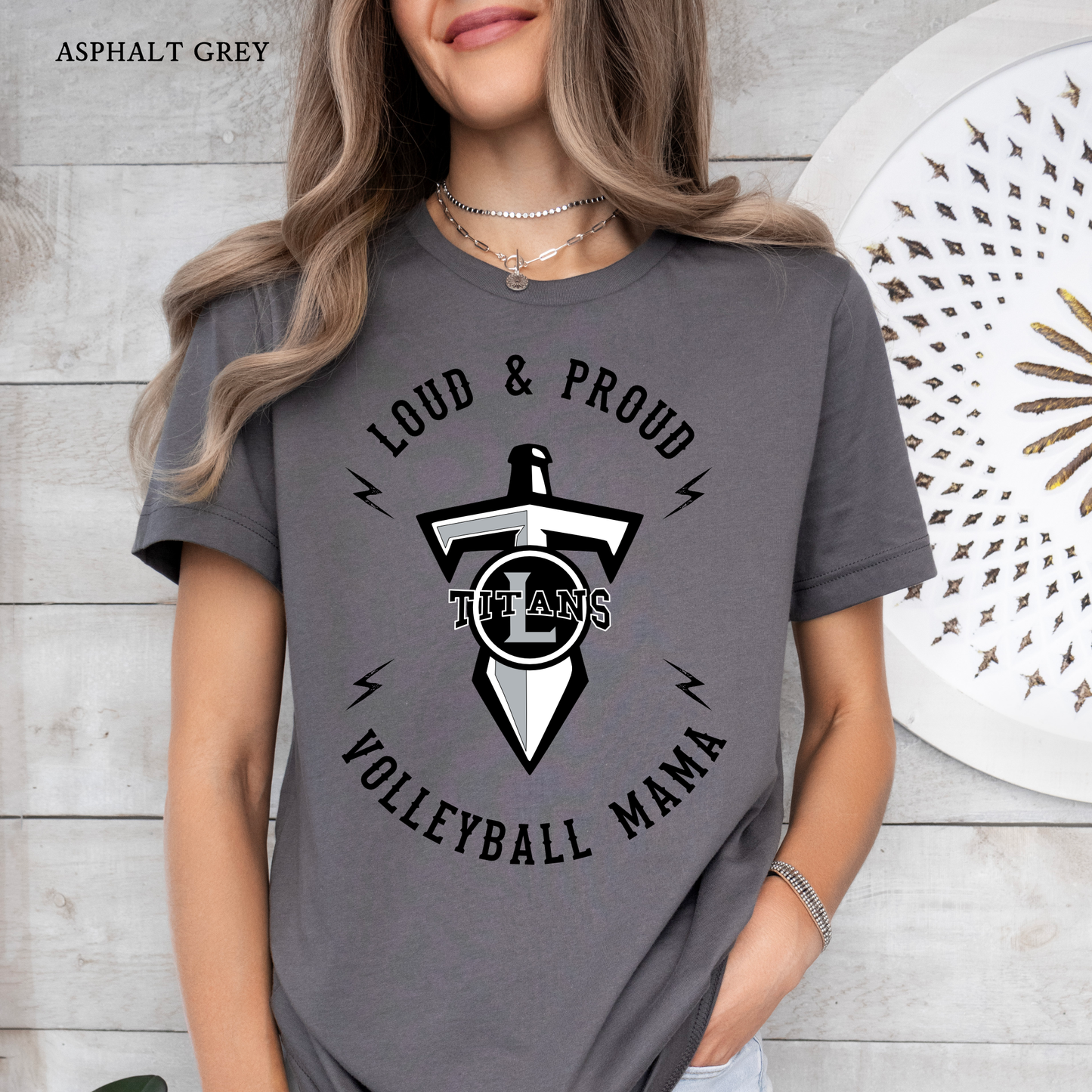 Loud & Proud Volleyball Mama | Lakeshore High | Short Sleeve