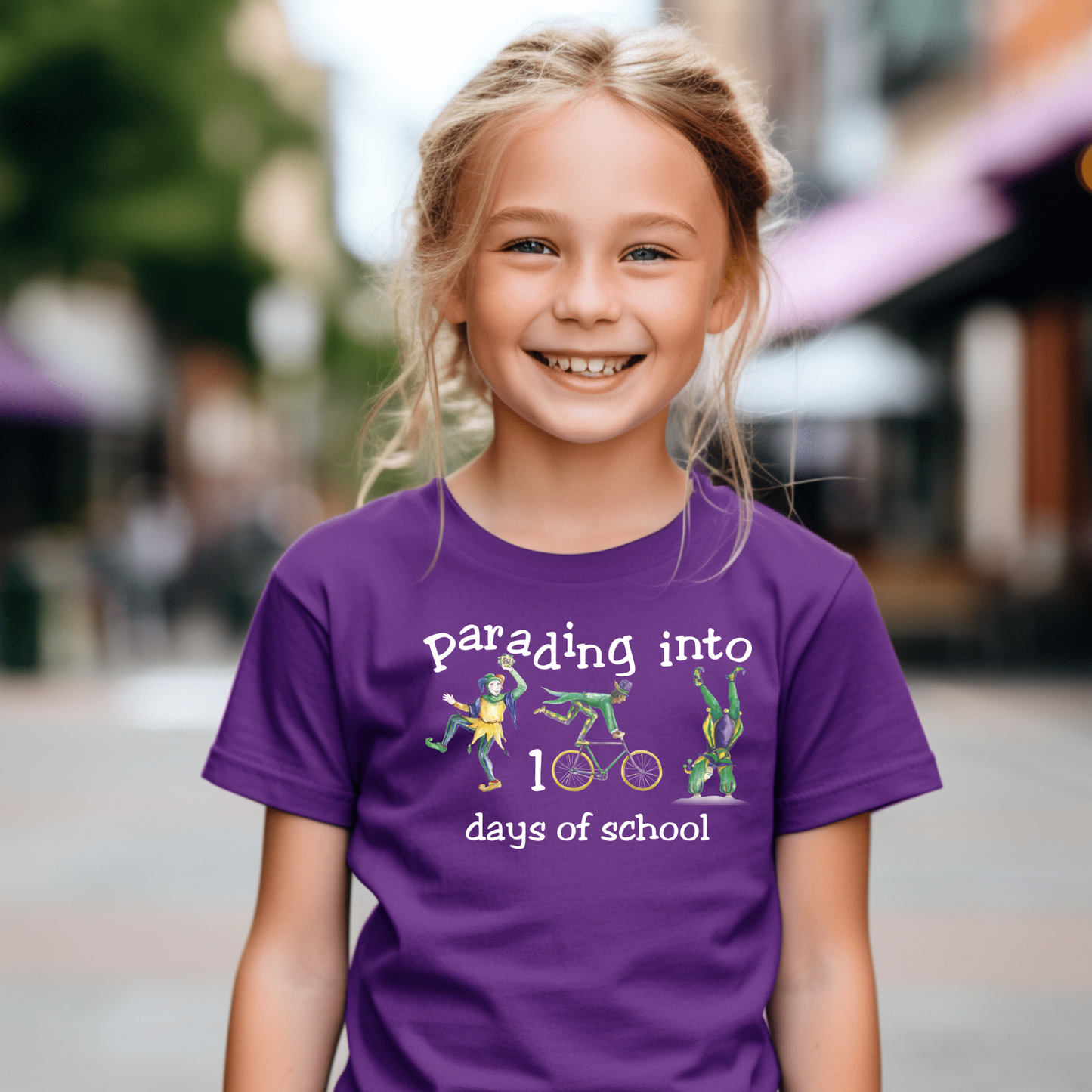 Parading into 100 days | Mardi Gras | 100 Days of School | Toddler | Youth | Adult