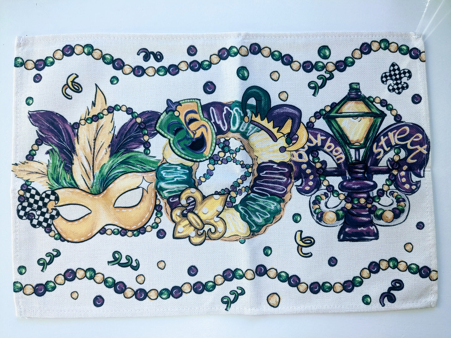 King Cake Placemats | Mardi Gras | Set of 4