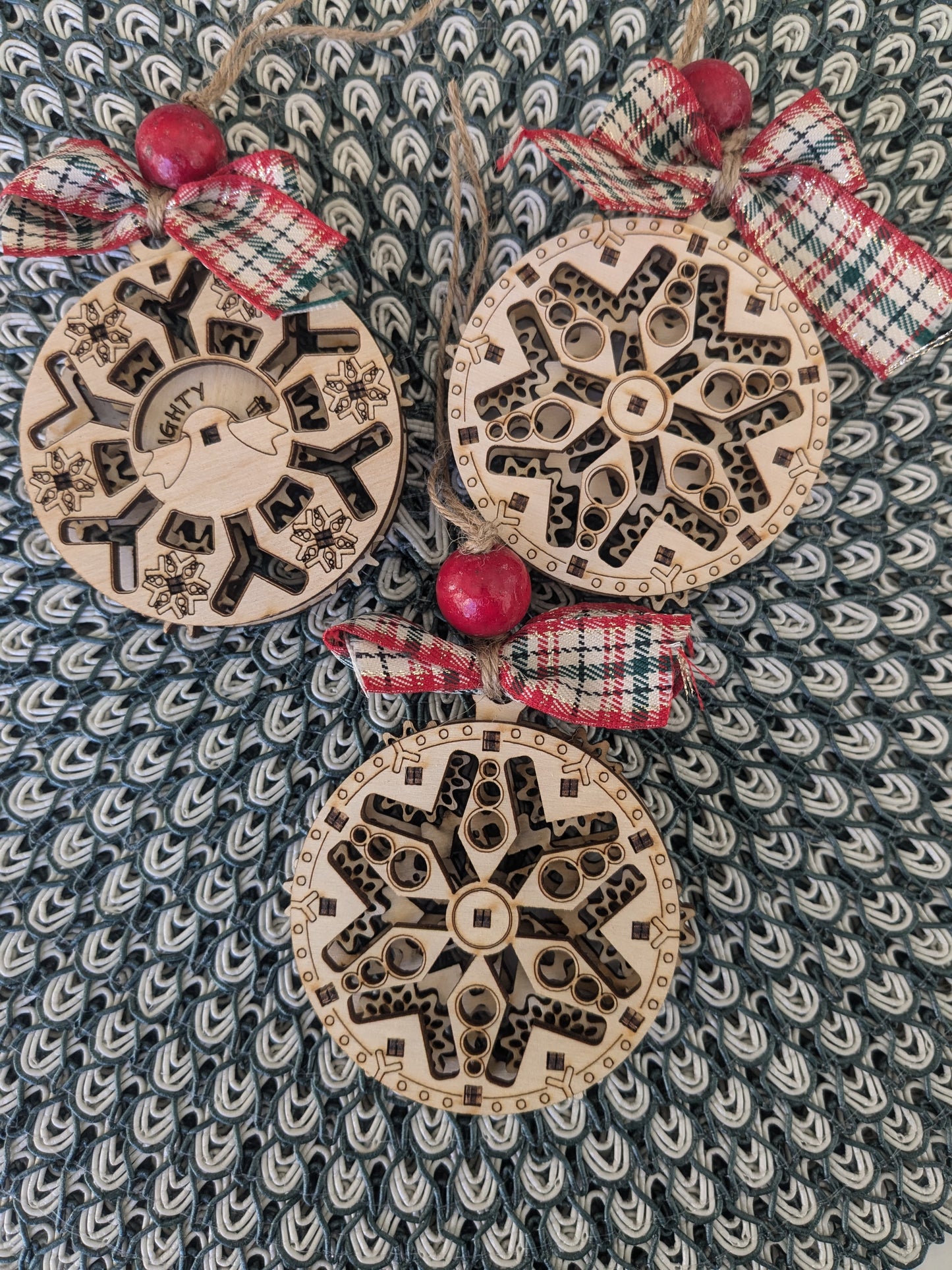 Fidget spinner ornaments