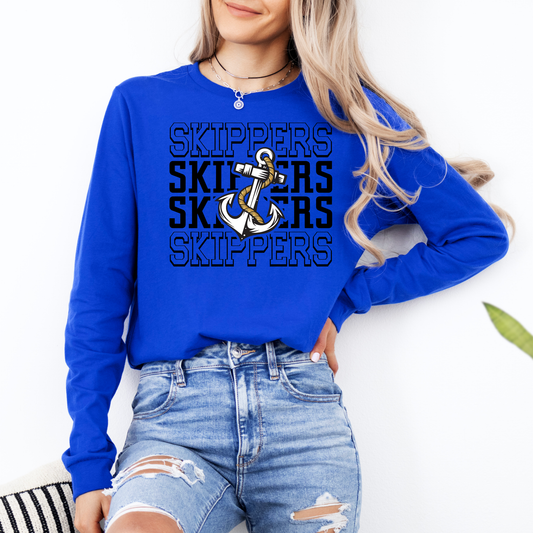 Skippers | Mandeville High | B&C Long Sleeve