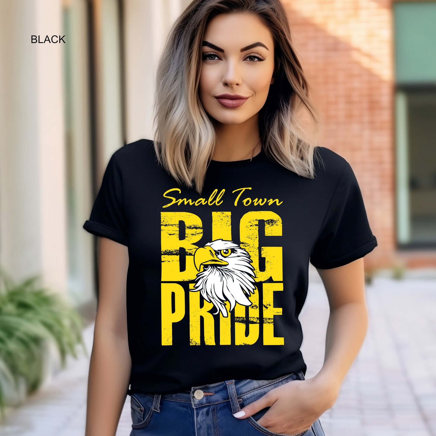 Small Town Big Pride | Eagles Pride | Madisonville Jr. High | MJH | Short Sleeve