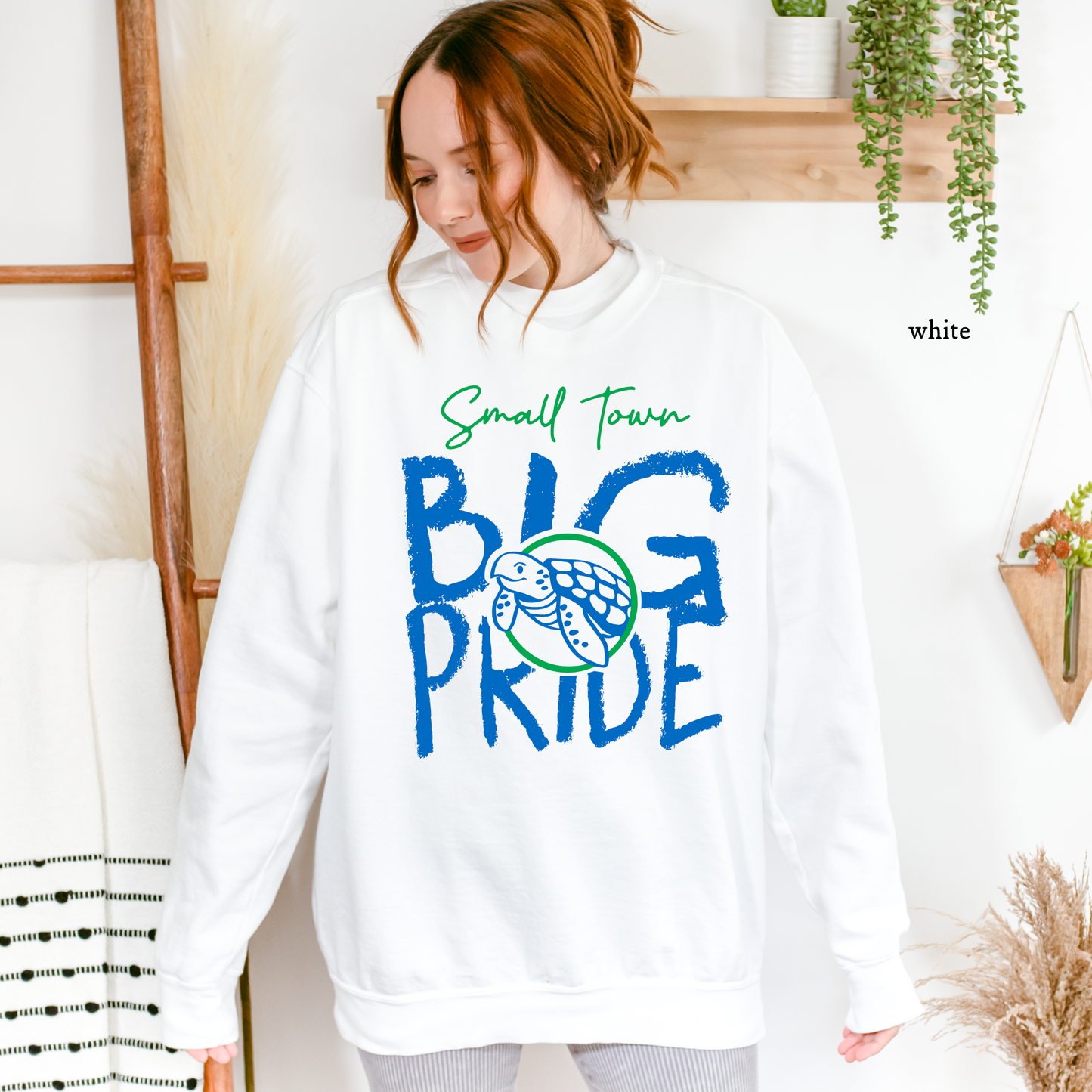 Small Town Big Pride | Sea Turtles | Lancaster | Comfort Colors Sweatshirt