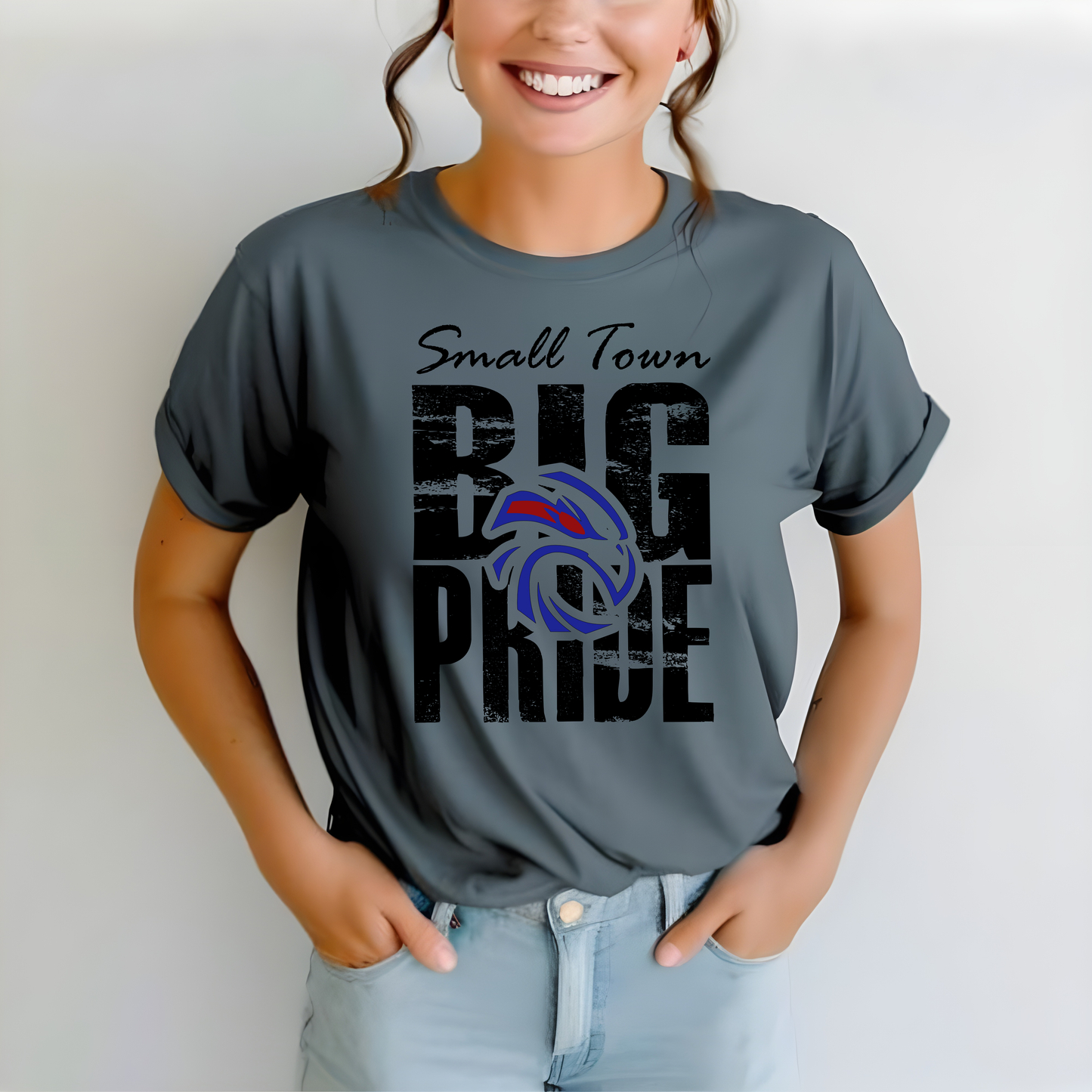 Small Town, Big Pride | Hawks | Hannan | Bella & Canvas Unisex Short Sleeve